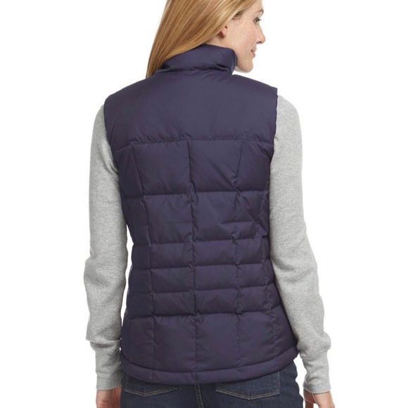 L.L. Bean trail model navy down vest (size small) - Picture 2 of 8